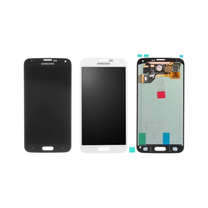 LCD+TOUCH ORIGINALE PER SAMSUNG GALAXY S5 BIANCO GH9715959A