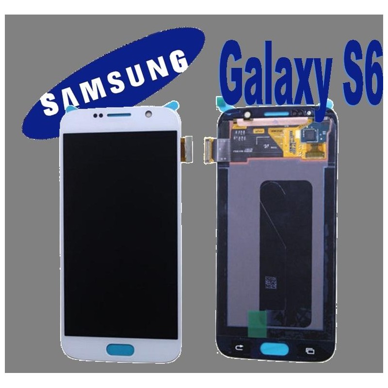 LCD + TOUCH ORIGINALE PER GALAXY S6 BIANCO GH9717260B