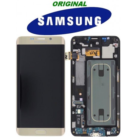 LCD TOUCH PER GALAXY S6 EDGE + SM-G928F GOLD GH97-17819A