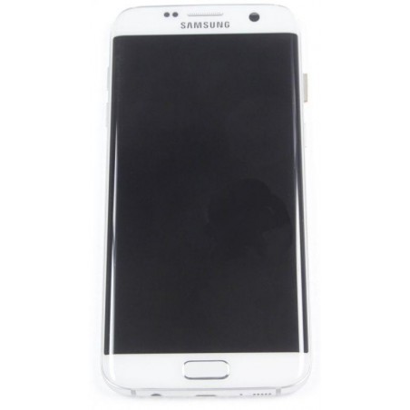 LCD + TOUCH PER GALAXY S7 EDGE ORIGINALE BIANCO GH97-18533D