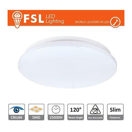 Plafoniera LED 13W 5700K 120° 26x5,5cm CRI80